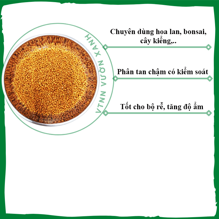 Phân vàng Osmocote 14-14-14 tan chậm 1kg