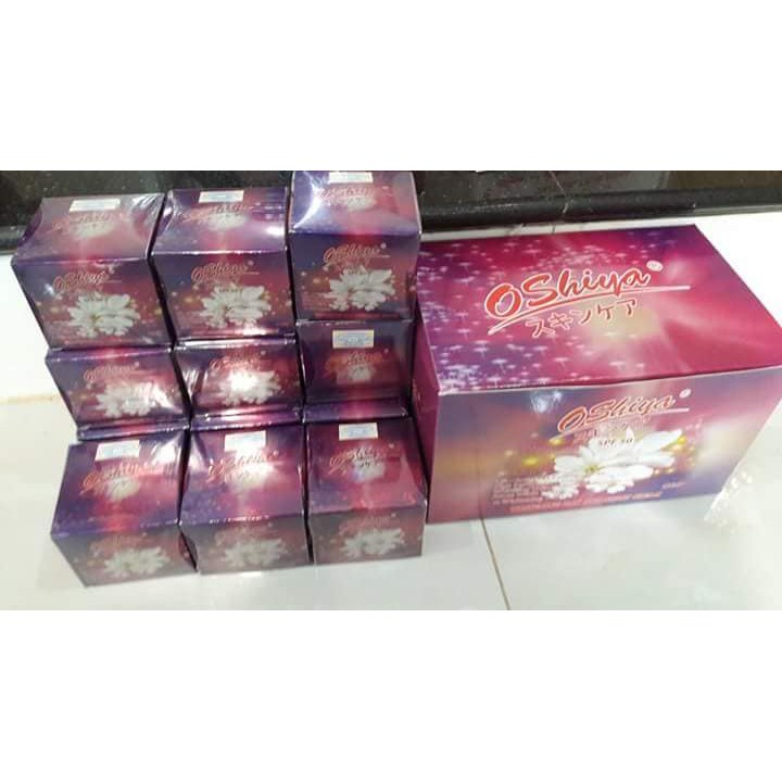 Kem Dưỡng Trắng Da OSHIYA Collagen-nhân sâm-HOA CÚC