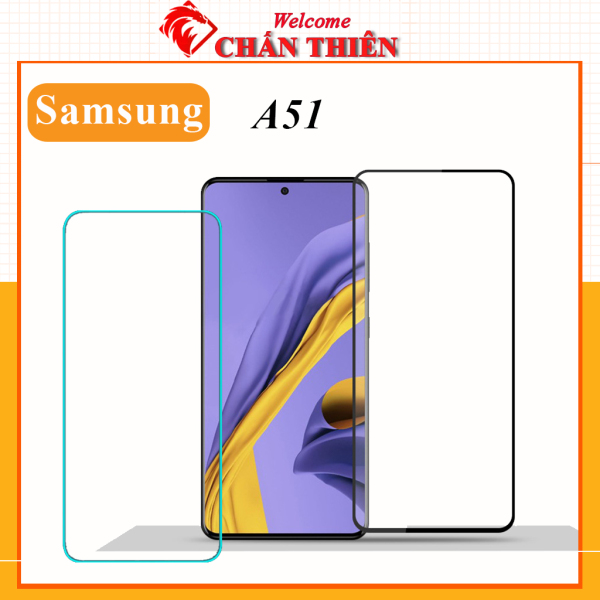 Kính cường lực Samsung A51 full màn hình và trong suốt cảm ứng mượt tặng kèm khăn lau