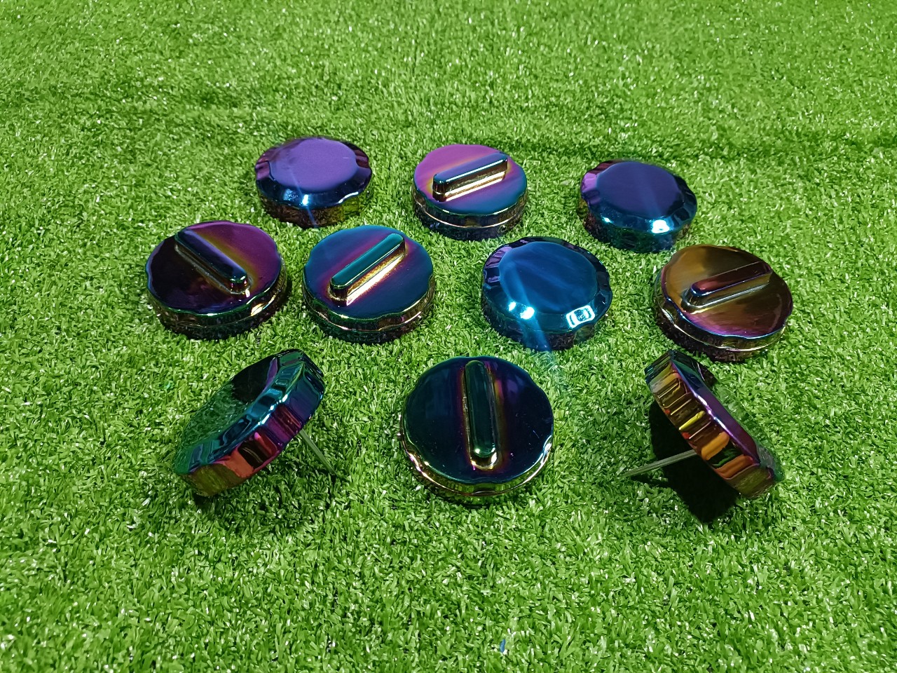 Nắp bình xăng titan kiểu cho xe máy các loại