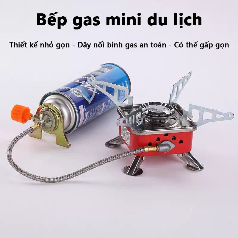 Bếp Gas Du Lịch Dã Ngoại Mini Xếp Gọn - Bếp gas mini giá rẻ bếp ga mini, bếp gas xếp gọn