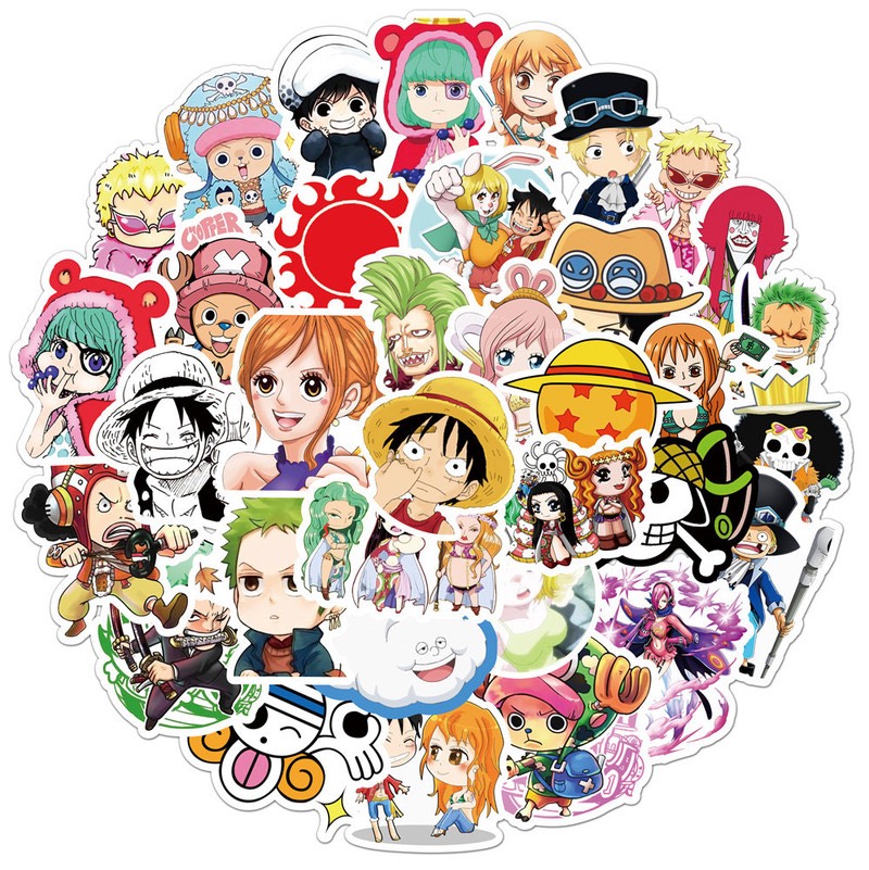 Sticker chống nước anime One Piece | Lazada.vn