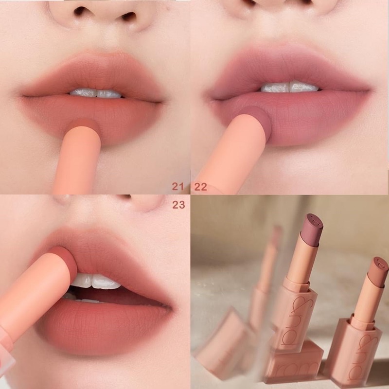 [Màu 1-23]SON THỎI LÌ ROMAND ZERO MATTE LIPSTICK