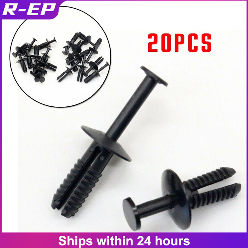 【R-EP】 Đinh Tán Mở Rộng Màu Đen Cho BMW E30 E39 E46 E53 E60 Nhựa Hữu Ích