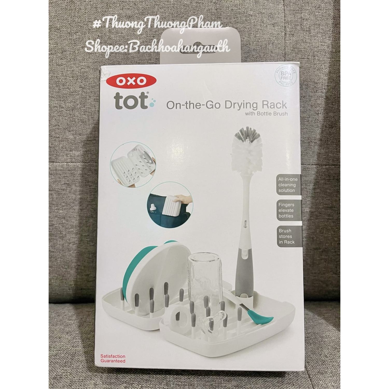 [ Hàng Mỹ ] Cọ rửa bình sữa, núm ti OXO TOT Bottle Brush