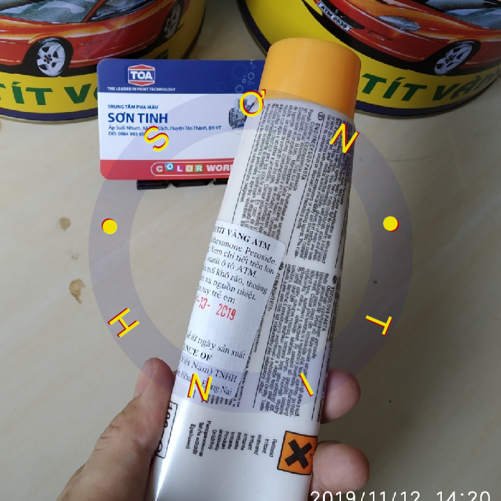 Matit Vàng ATM Poly Putty 3.5Kg