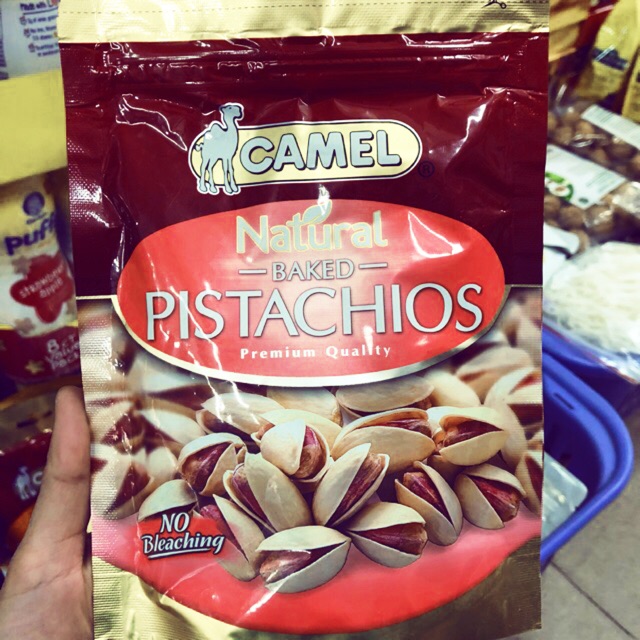 Hạt dẻ cười Singapore Camel Pistachios 400g (date: tháng 2/2023)
