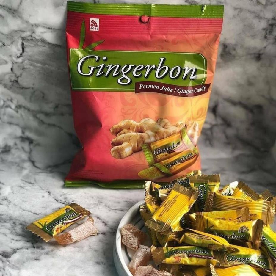 Kẹo Gừng Dẻo GINGERBON 125gr 2 vị