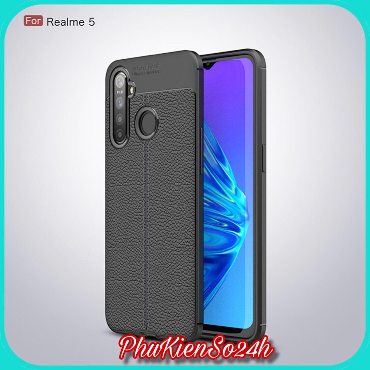 Ốp Lưng Giả Da Autofocus OPPO Realme 5 / Realme 5 Pro