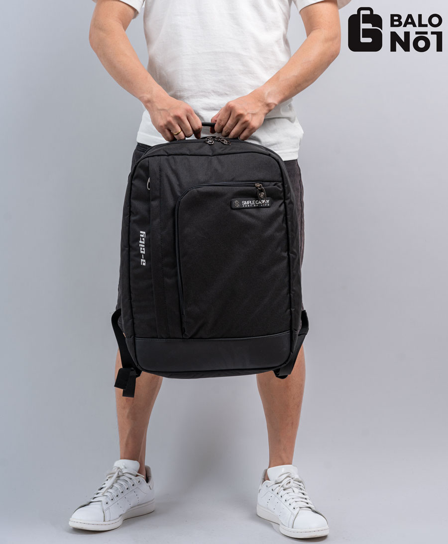 [HCM][Chính Hãng] Balo Cao Cấp Simple Cary A-City 2 - Black