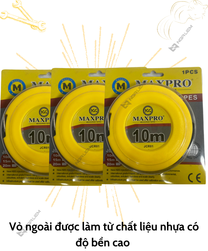 Thước Cuộn Sắc Jcr01 – 10m, 20m Maxpro