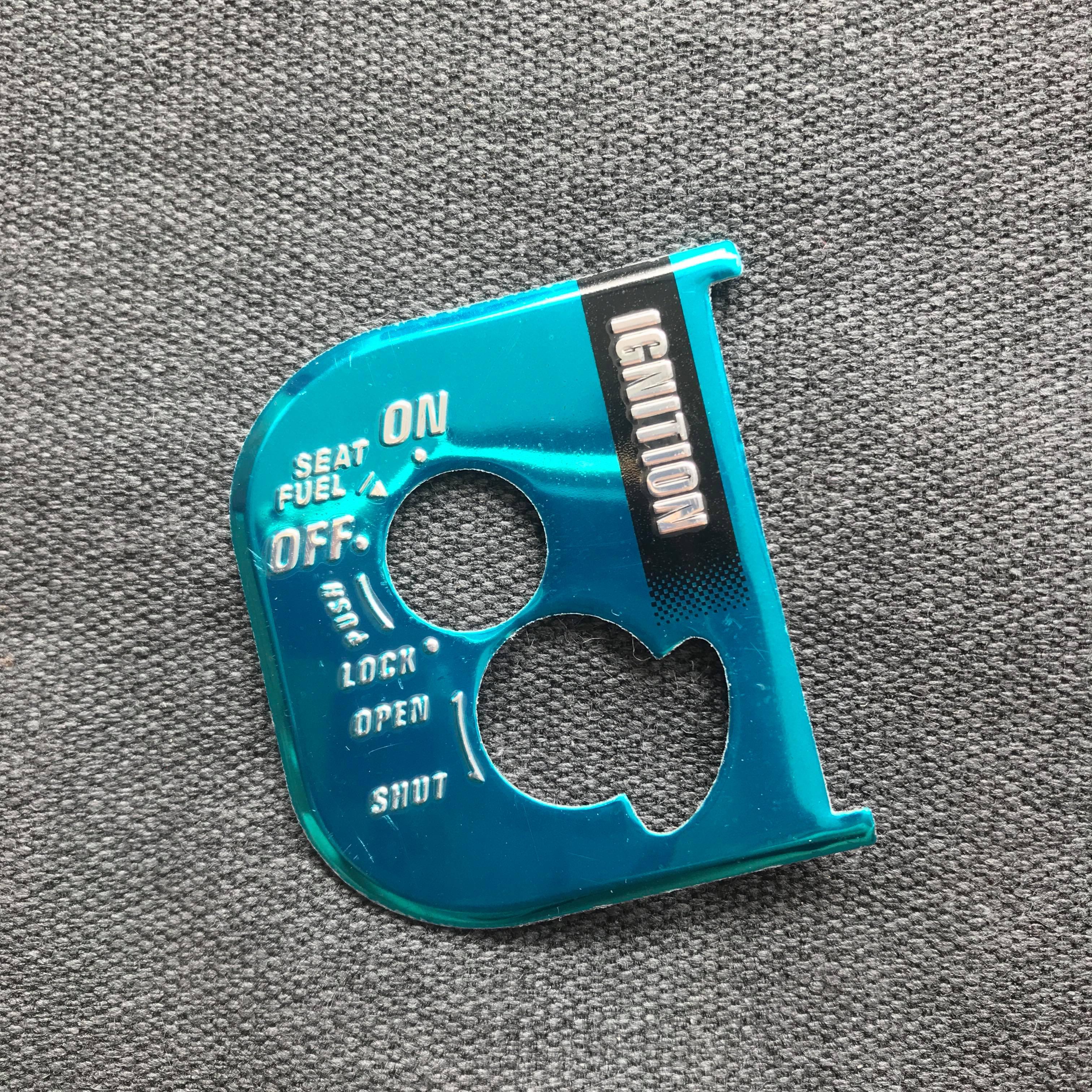 TEM DÁN Ổ KHÓA AIR BLADE (MÀU XANH)