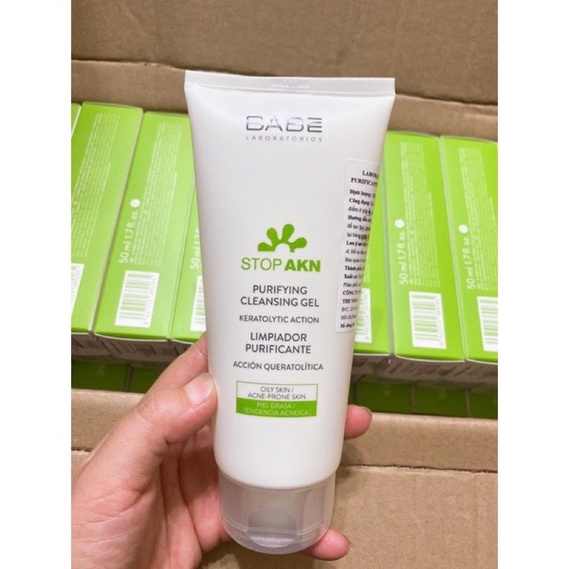 Sữa Rửa Mặt Babe Stop Akn Purifying Cleansing Gel 200ml