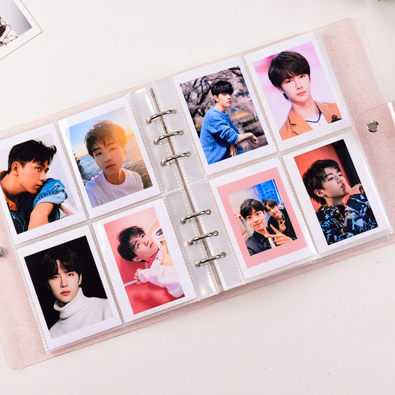 Binder bling đựng card (binder + 25 sheet đựng 200 card)