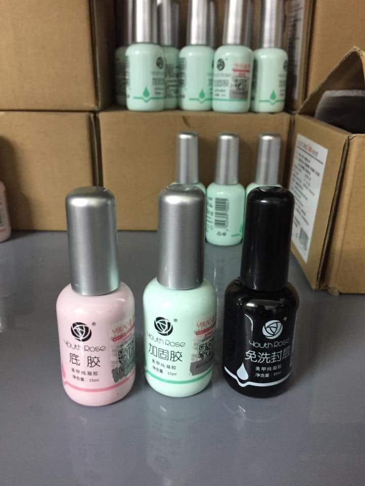 Bass , top, cứng móng hoa hồng làm móng tay