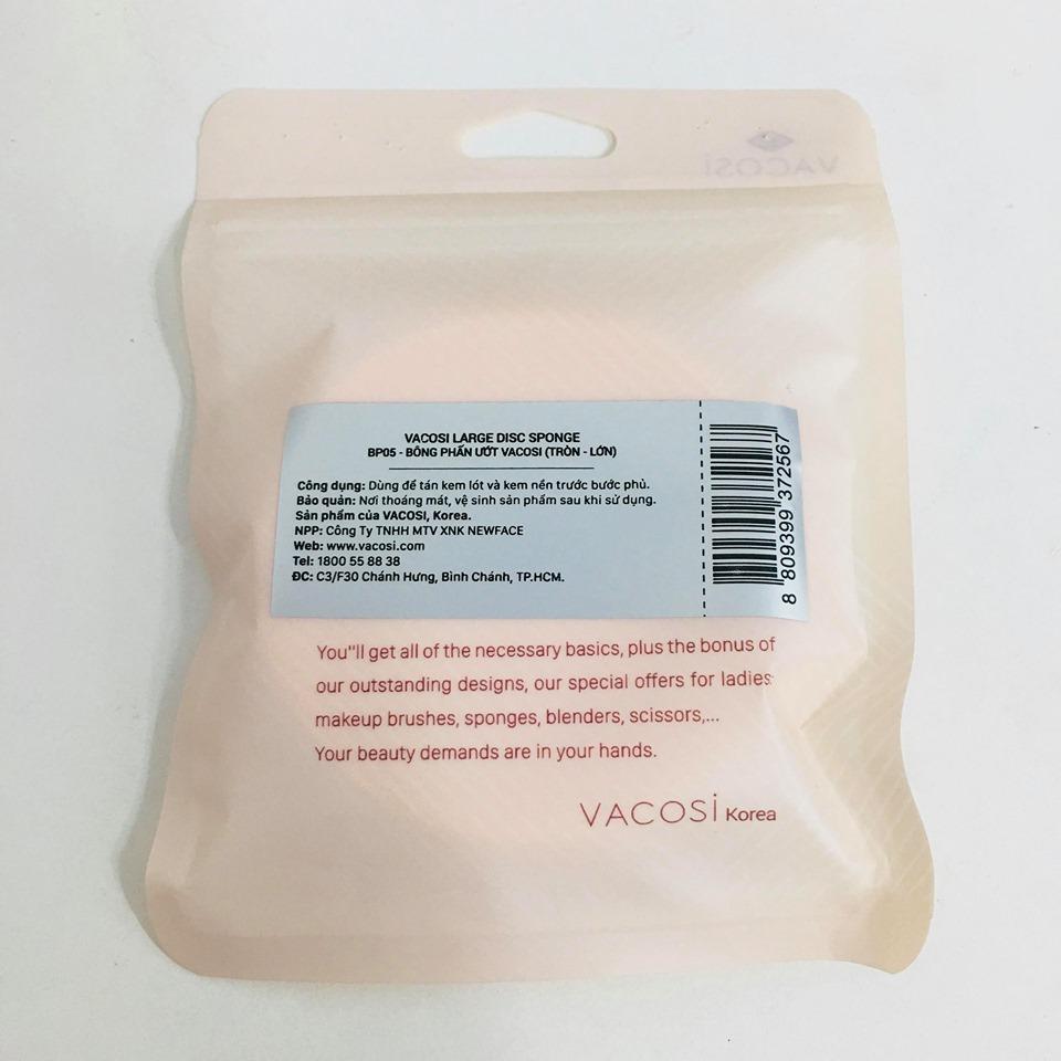 [HCM]BÔNG PHẤN ƯỚT TRÒN LỚN VACOSI