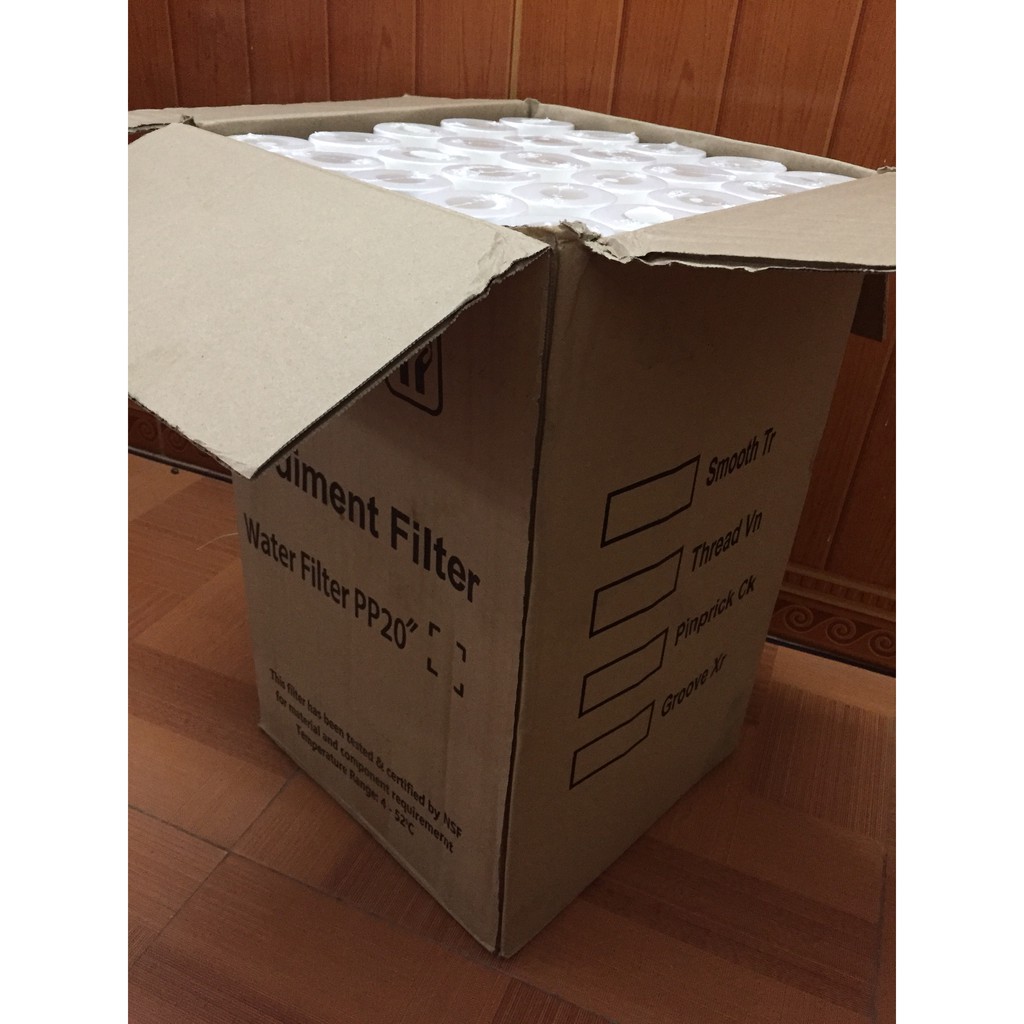 Combo 25 Lõi lọc nước 20 inch 5 Micron (Lọc thô)