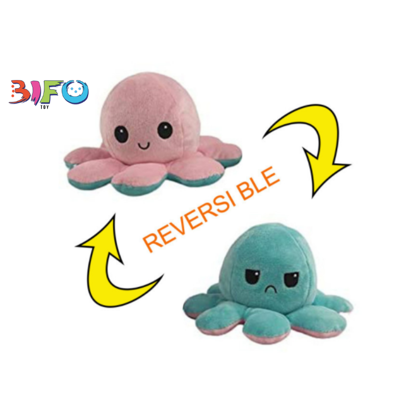 Cute double-sided plush emoji stuffed toy