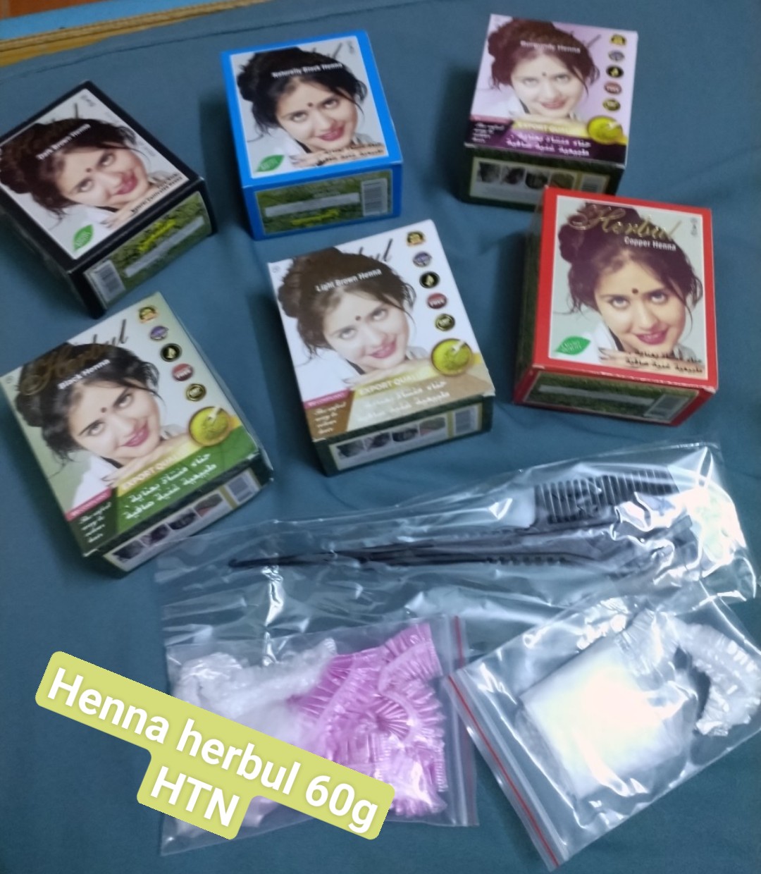 🍏💐 Bột nhuộm tóc thảo dược phủ bạc - herbul henna 60g🍏💐