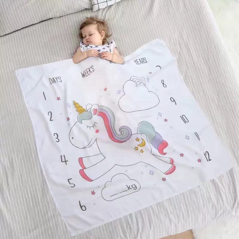 Chăn Lụa cotton Siêu Mềm Mát cho bé yêu