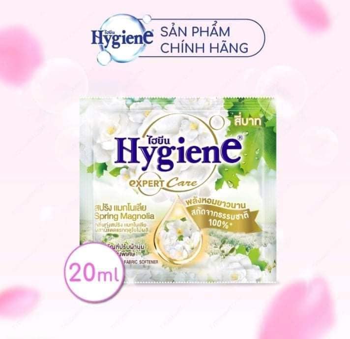 [Combo 30 Dây ] Nước Xả Vải Đậm Đặc Hygiene [20ML x 12 Gói] Thái Lan
