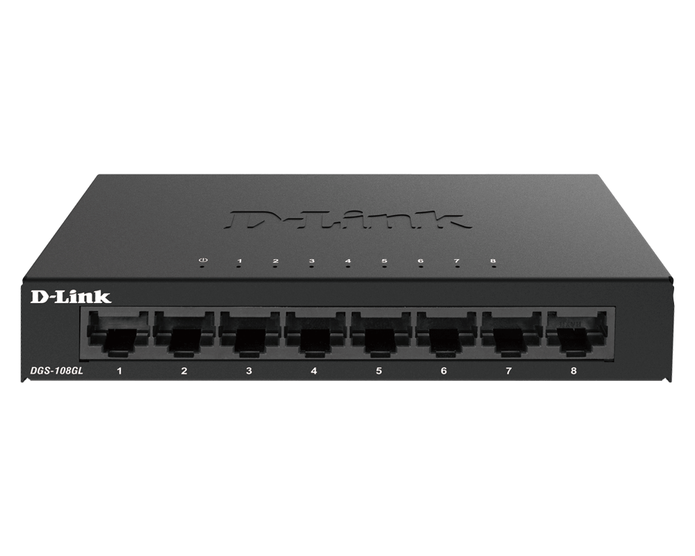 Thiết bị chuyển mạch DLINK DGS-108GL- Hàng chính hãng