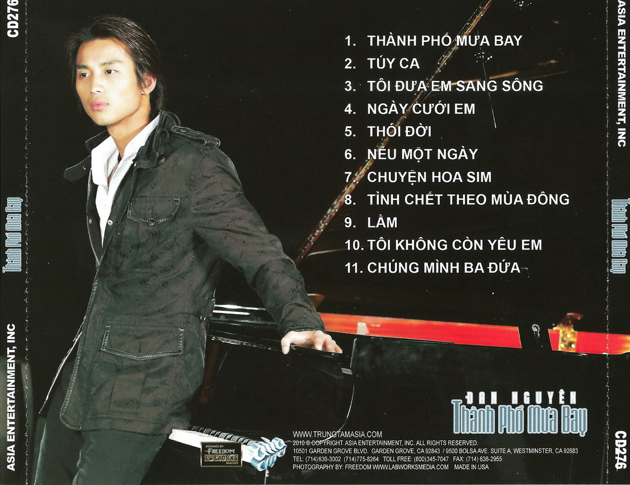Bộ 6 đĩa CD nhạc Đan Nguyên 1