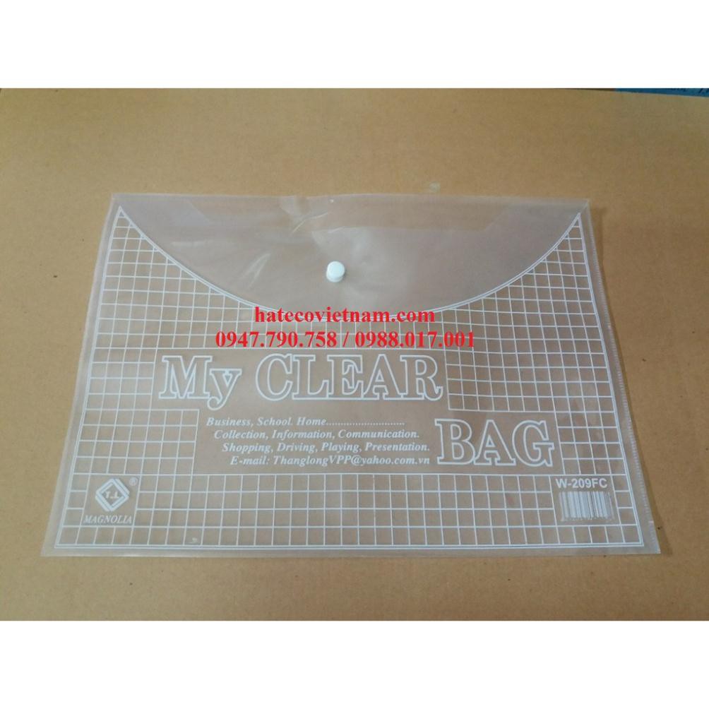 Túi clear bag khổ f dầy fd combo 100 chiếc dày
