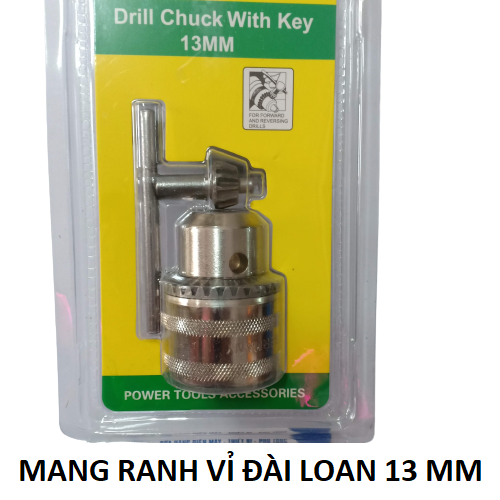 Đầu Mang Ranh  Kẹp Mũi Khoan 1.5-13mm - loại ren dạng vỉ Đài loan