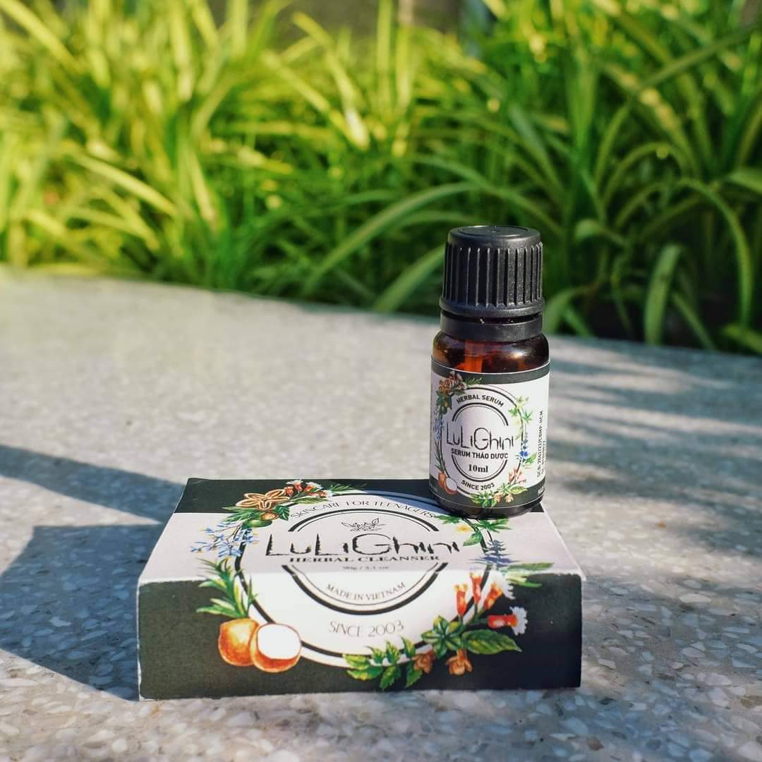 Set Xà bông & serum thảo dược Lulighini