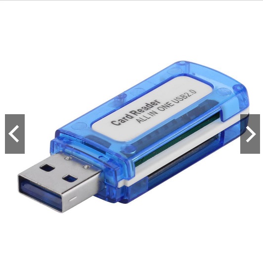 Đầu đọc thẻ nhớ 4 trong 1 cho Micro SD TF M2 Support memory card: for MicroSD, SD, TF, MS micro (M2), Size: 52*20*10mm/2.04*0.78*0.39''