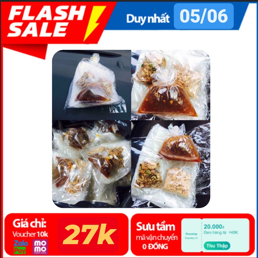 10 bịch bánh tráng me siêu ngon
