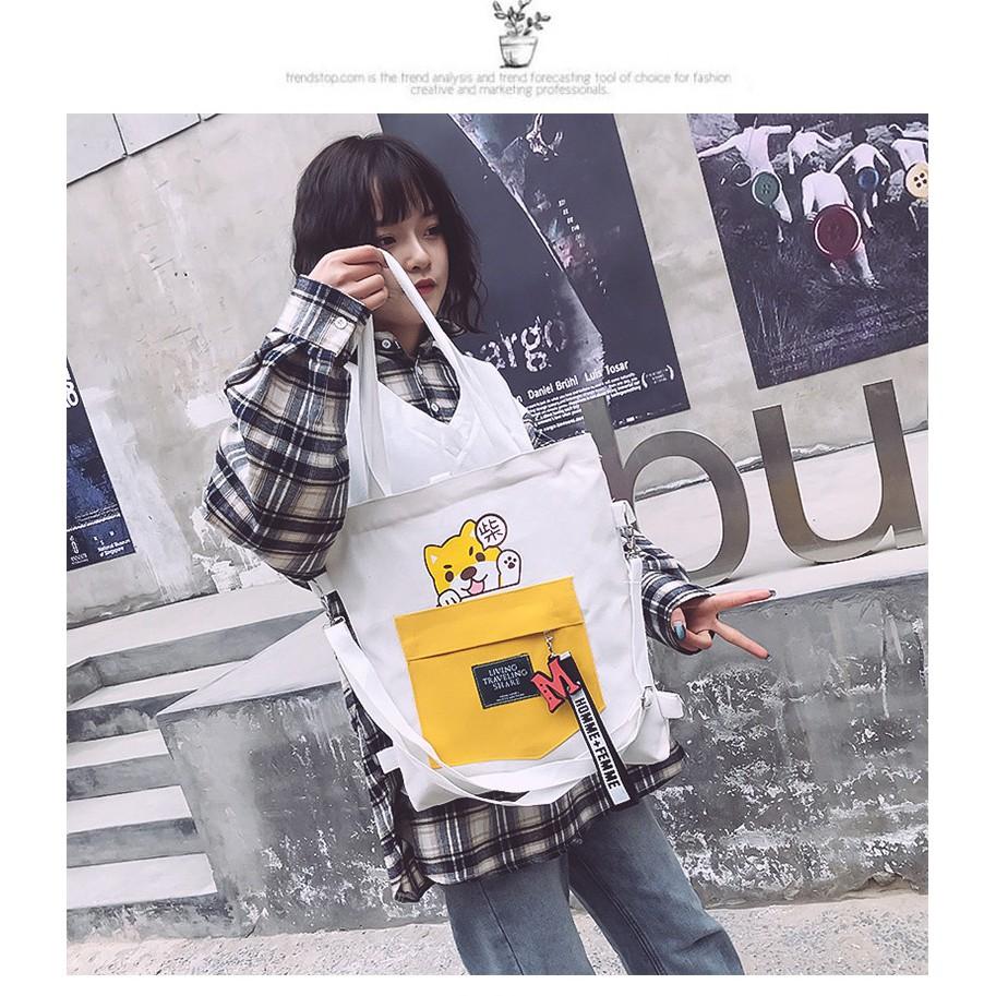 [HCM]Túi tote hình chó so cute