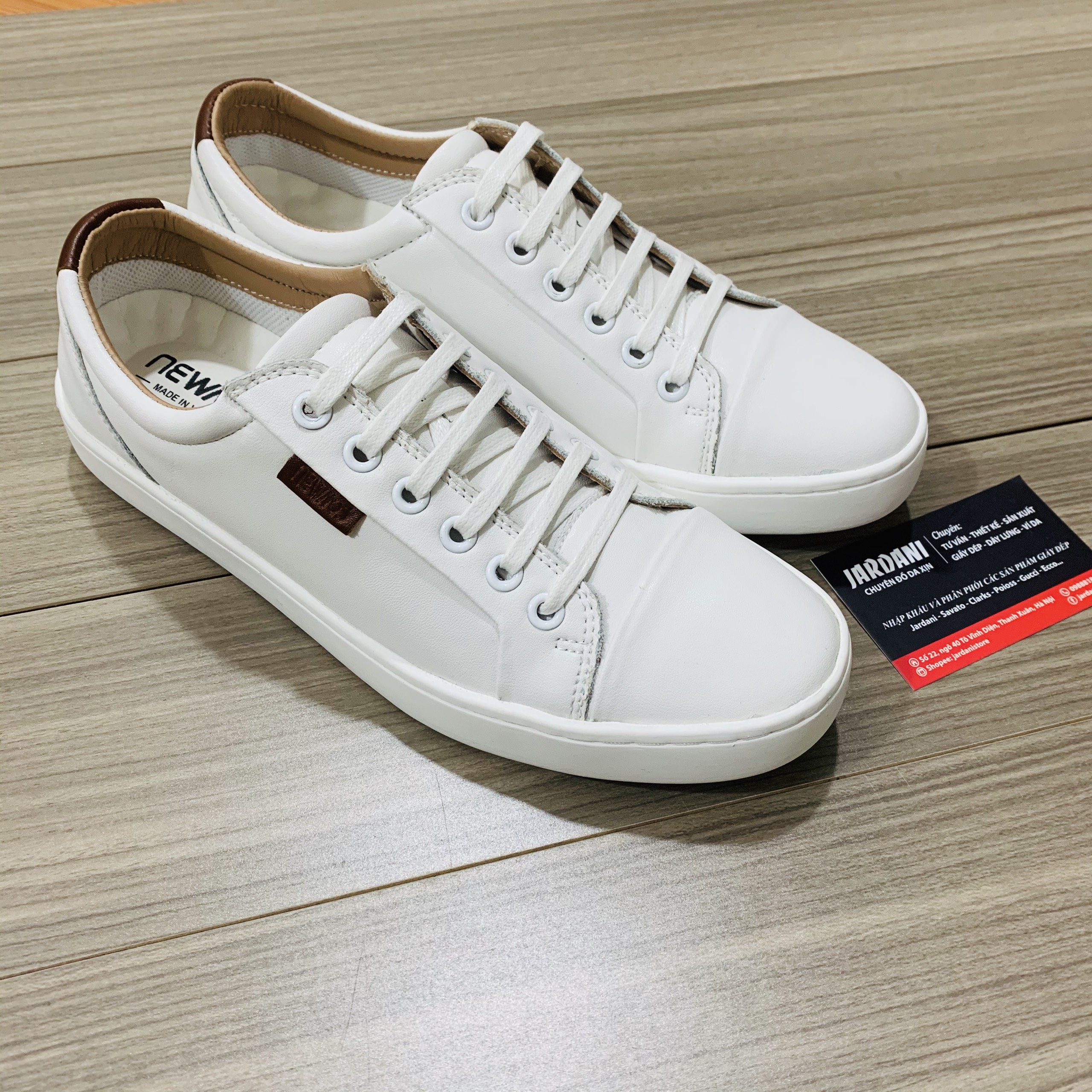 Giày Sneaker Da Bò NM - Da Thật - Bảo Hành 24 tháng