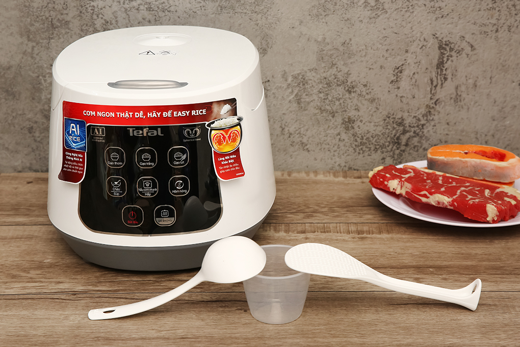 Nồi cơm điện tử Tefal 1 lít Easy Rice Compact RK730168