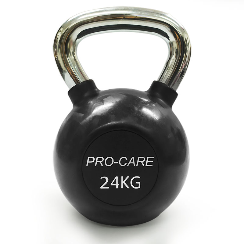 Tạ bình vôi (Tạ Ấm- Tạ Quai Xách) bọc cao su Pro-care - 24kg