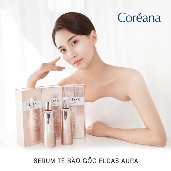 [Hoàn Tiền 8%]Tế bào gốc Eldas Aura Peptide Gold (chai 100ml)