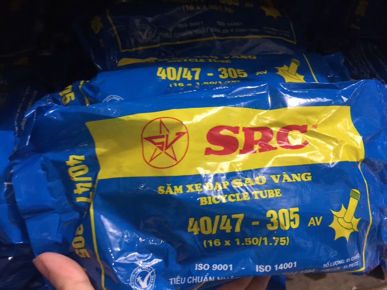 RUỘT (SĂM) XE ĐẠP TRẺ EM SAO VÀNG CÁC CỠ 12, 14, 16, 18, 20 inches