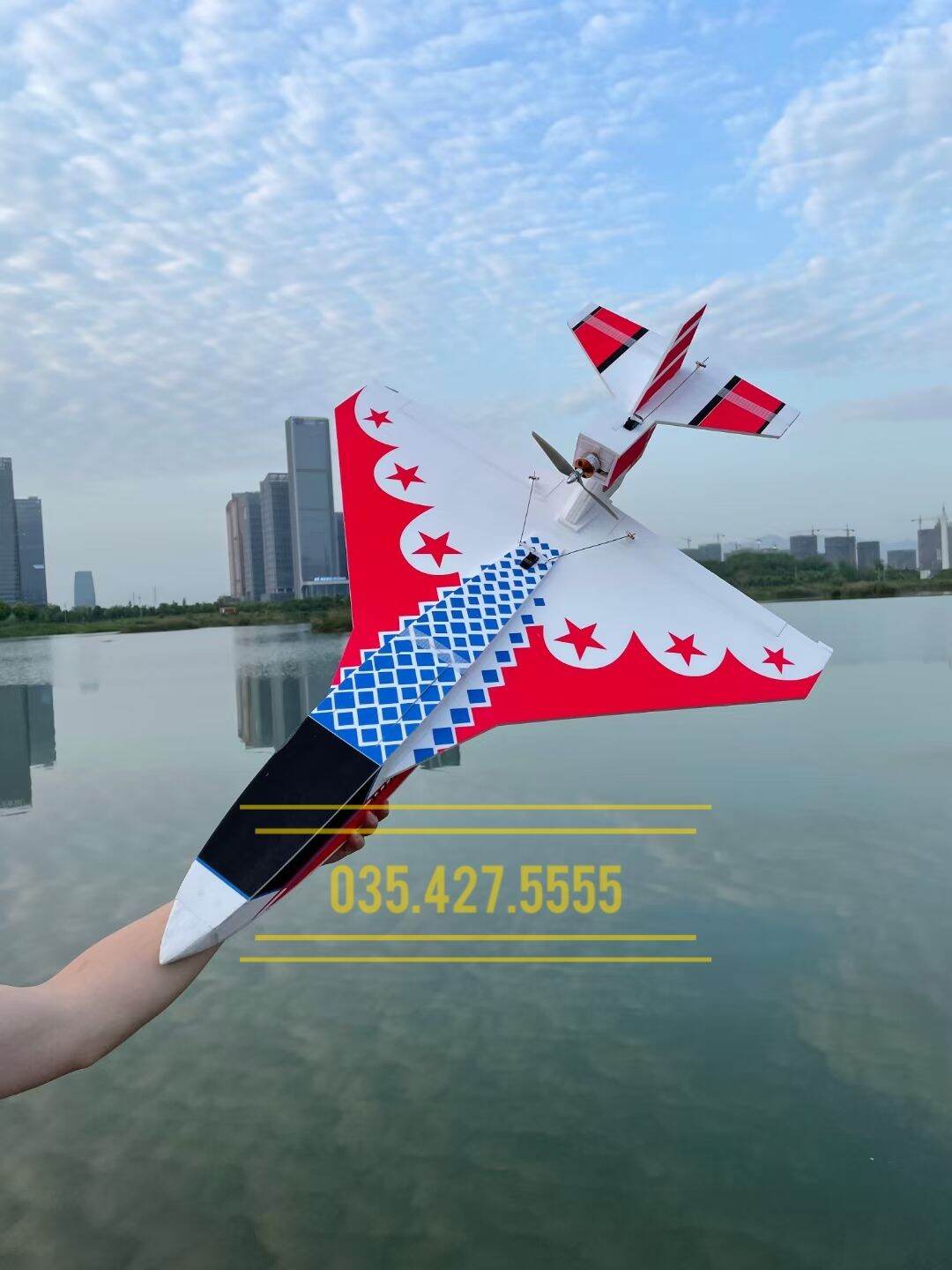 Kit thủy phi cơ xôp mmp sải 74cm đã sơn