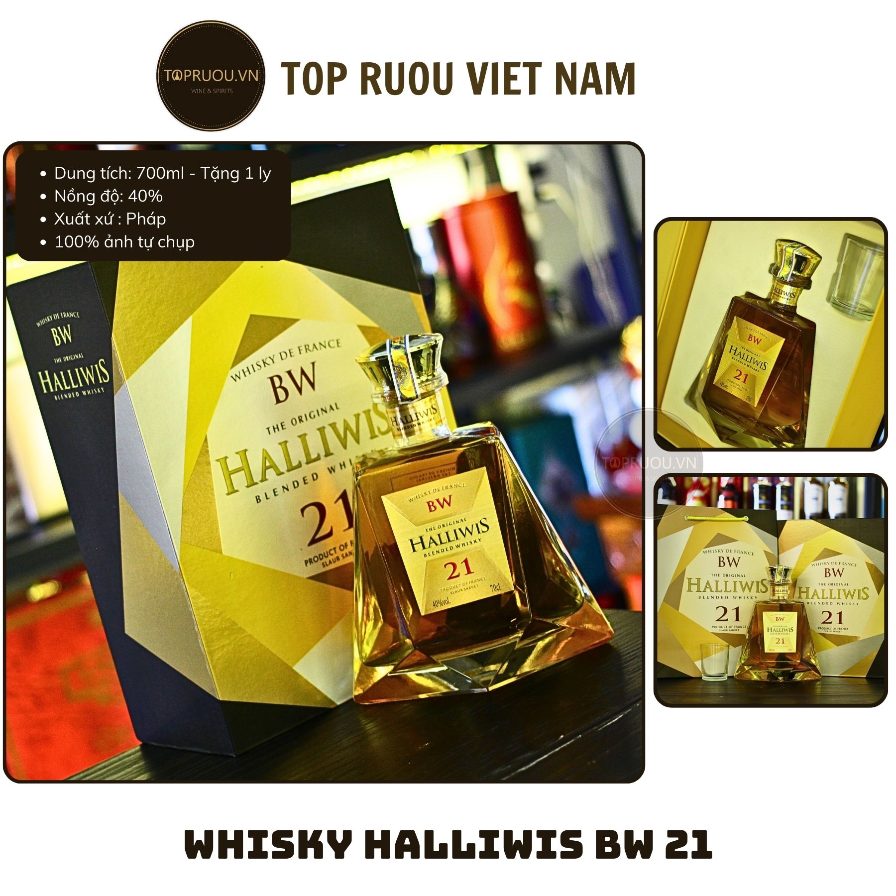 [Kèm Túi Hộp] Rượu Brandy XO Pháp Courson Napoleon - 700ml [Chính Hãng][Top Rượu VN]