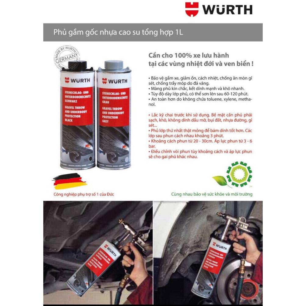 Sung phun sơn phủ gầm Wurth Underbody Protection