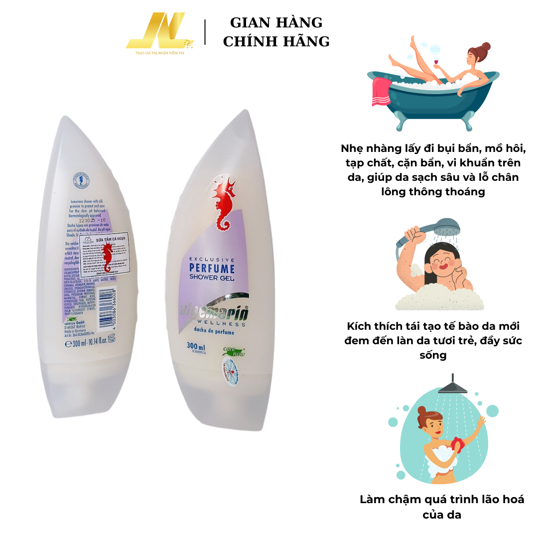 Sữa tắm Cá Ngựa Algemarin 300ml