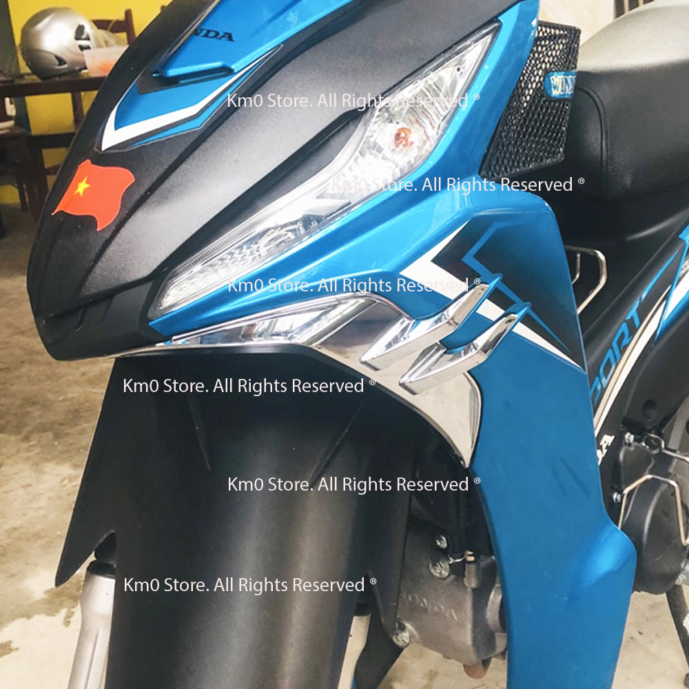 Bộ Ốp Co Bửng WAVE RSX Nhựa Xi
