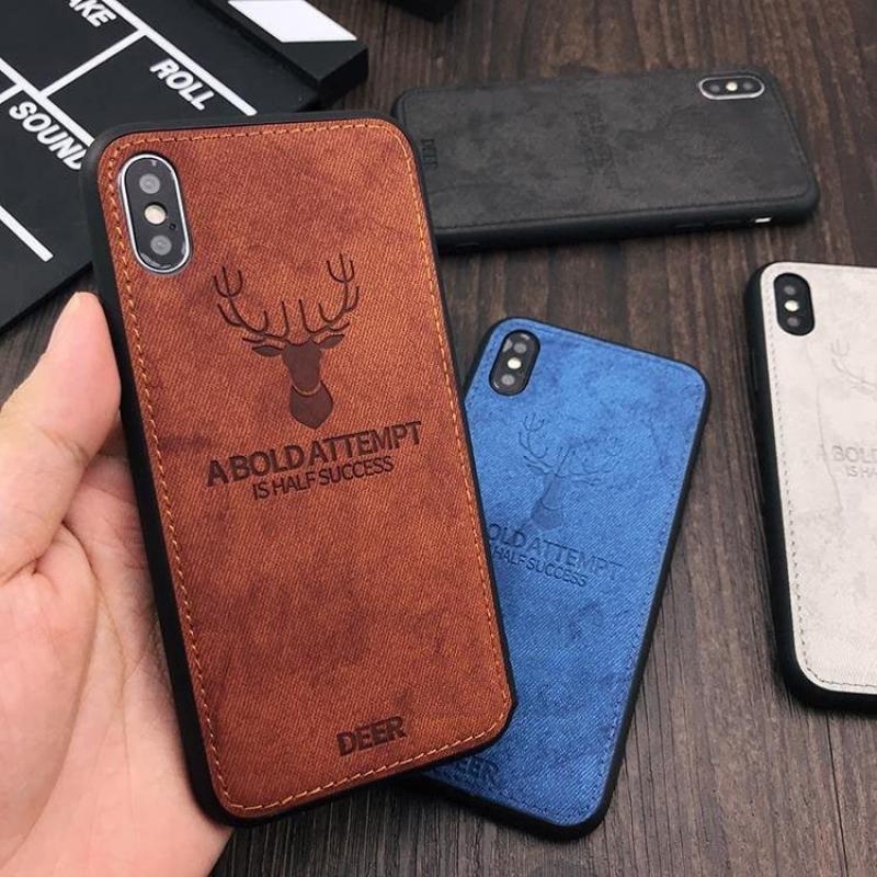Giá Ốp lưng DEER loại 1 giả da cho iPhone đủ các mã iPhone 6 6s 7 7s 6 Plus 7 Plus 8 Plus iPhone X XS XR XS MAX - ốp đầu hươu ốp hươu deer