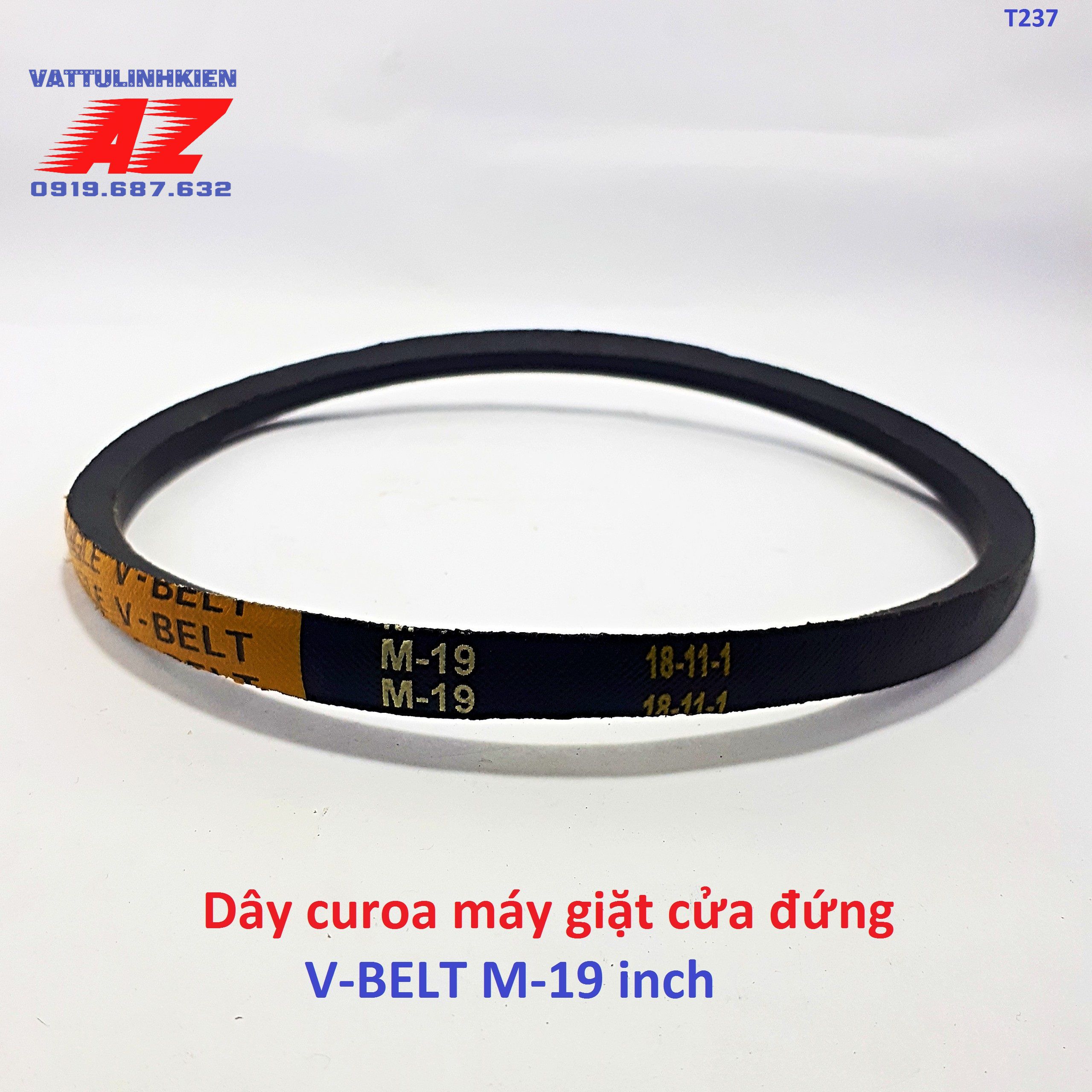 Dây curoa máy giặt cửa đứng cỡ M19