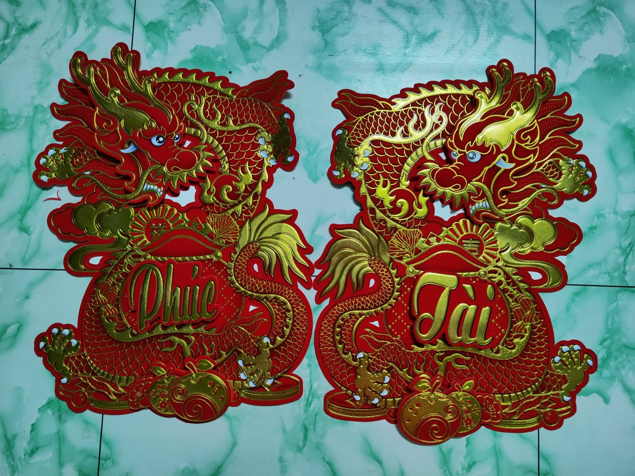 COMBO 2 CON RỒNG TRANG TRÍ TẾT NHIỀU MẪU