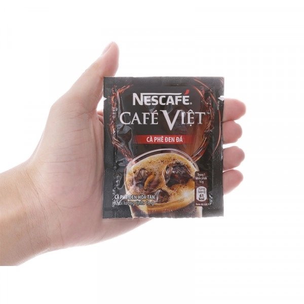 Nescafe Cafe Viet Black Iced 560 Gram, rich and refreshing flavor (35 packs x 16g)