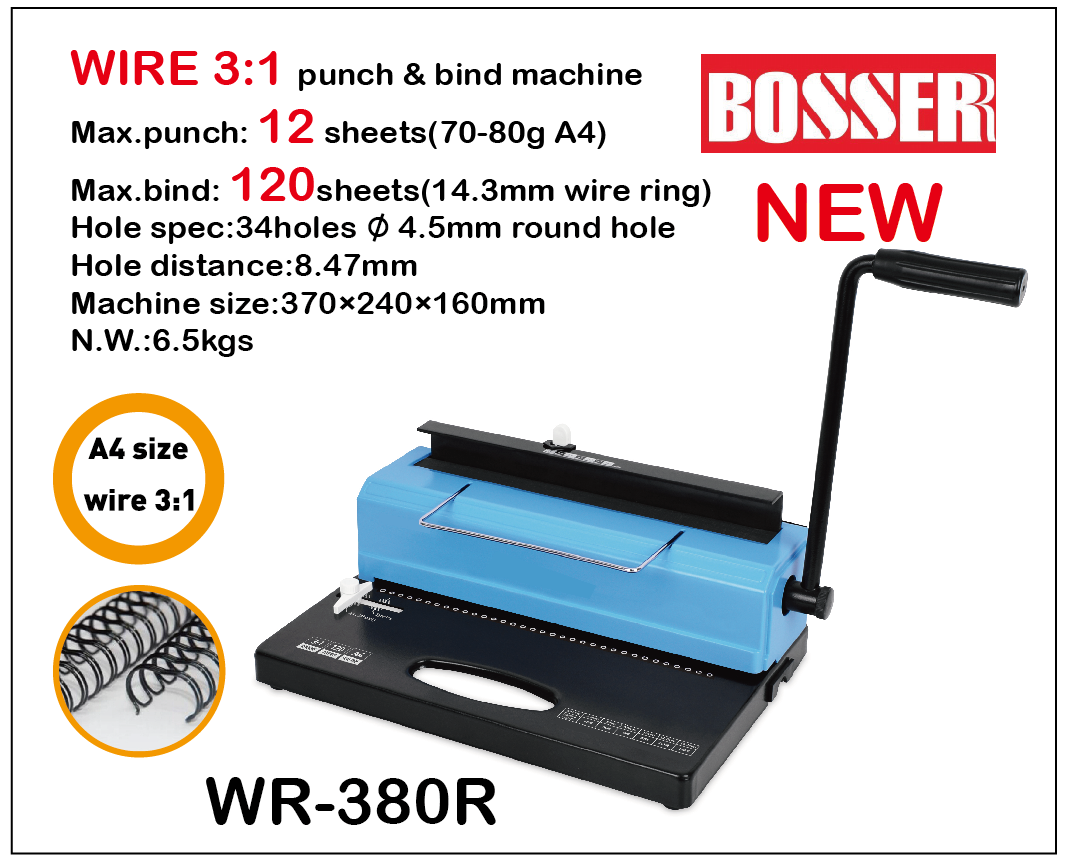 Máy đóng sách BOSSER WR-380R