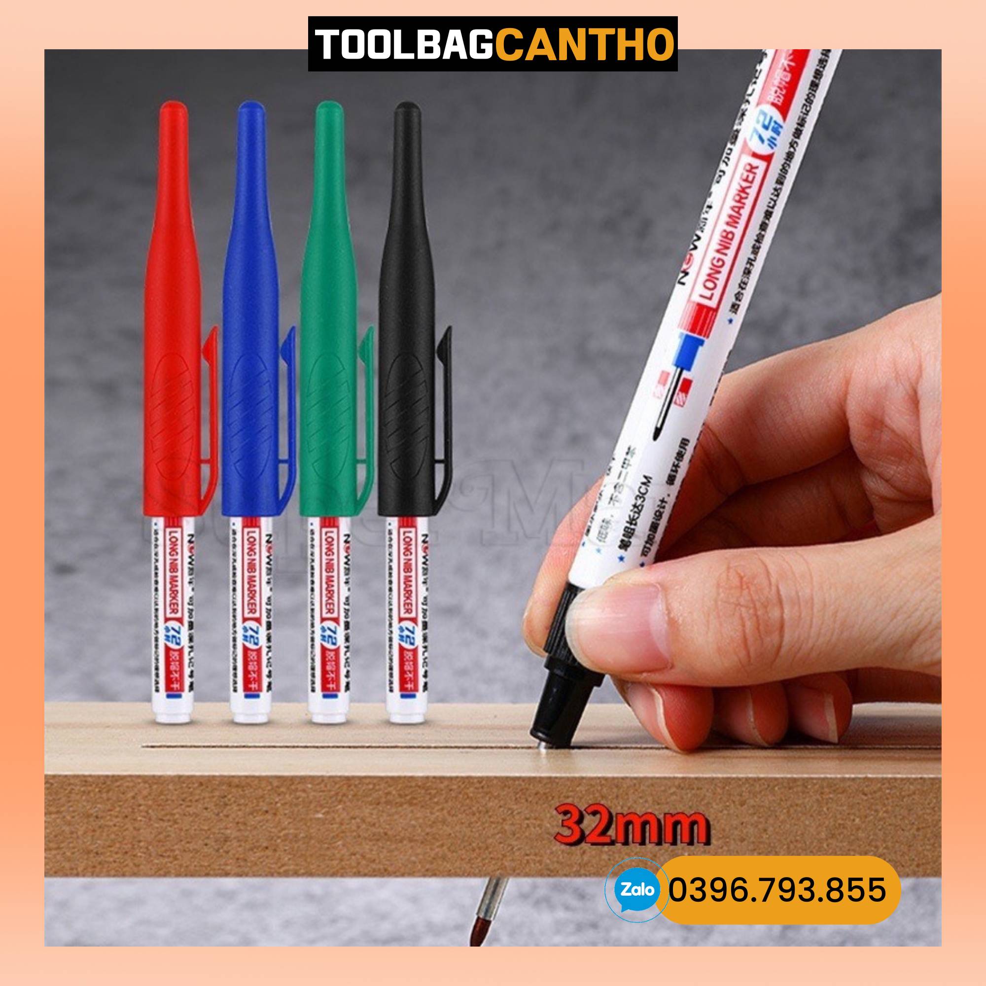 Bút lấy dấu ngòi dài Leto 3mm