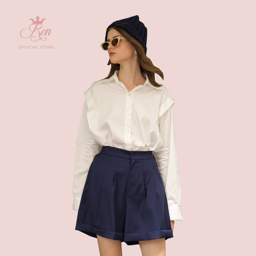 REN BY TEE - Quần Đùi Xanh Dương Đậm